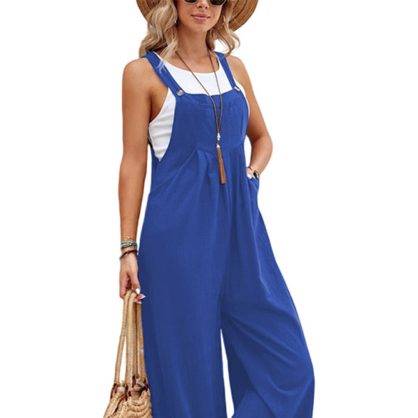 🛍️ Cozy & Chic Women's Solid Casual Overalls – Perfect for Any Outfit ✨