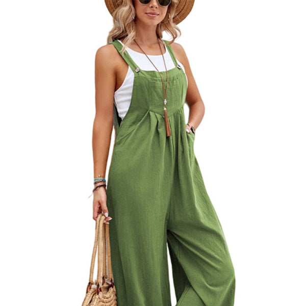 🛍️ Cozy & Chic Women's Solid Casual Overalls – Perfect for Any Outfit ✨