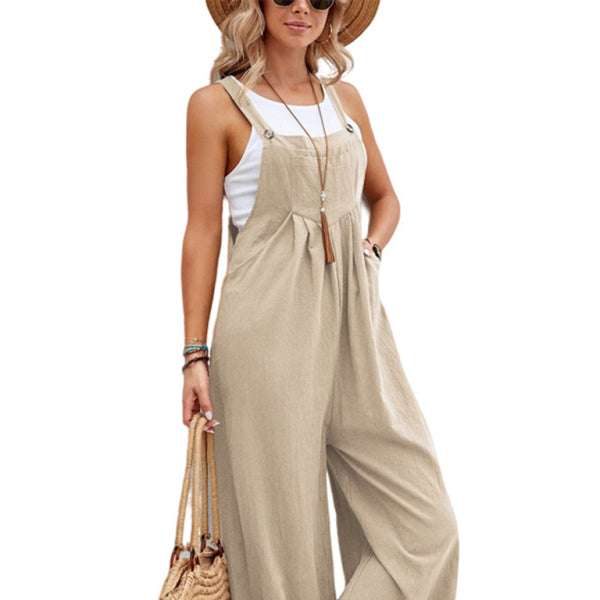 🛍️ Cozy & Chic Women's Solid Casual Overalls – Perfect for Any Outfit ✨
