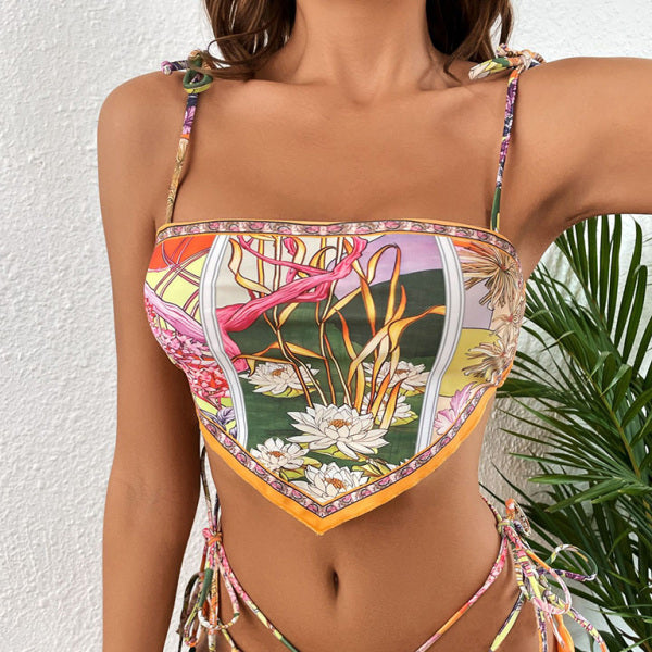 πΈ Trendy Floral Bikini Set β Stylish Two-Piece Swimwear for Summer πΈ