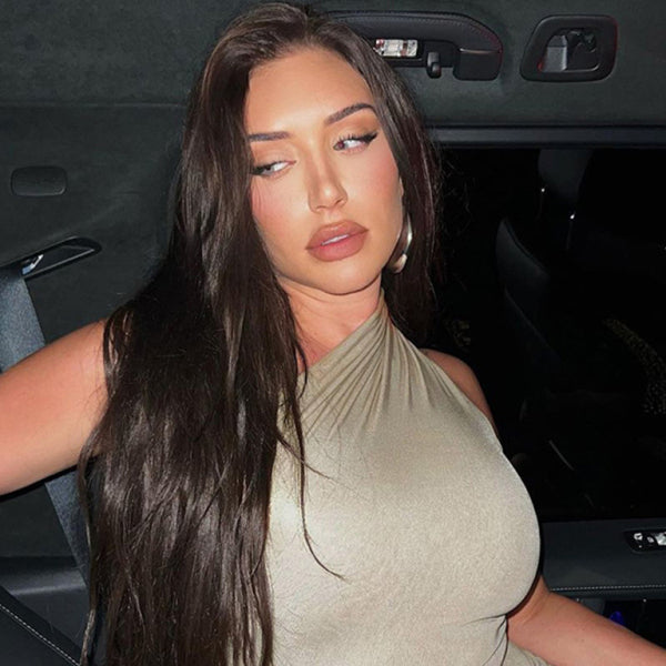 🔥 Slay All Day | Sexy One-Shoulder Bodycon Mini Dress – Chic & Flirty Look 🔥