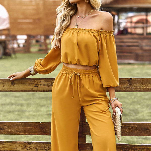 β¨ Chic & Sexy Tube Top Wide-Leg Pants Set β Effortless Style for Any Occasion β¨