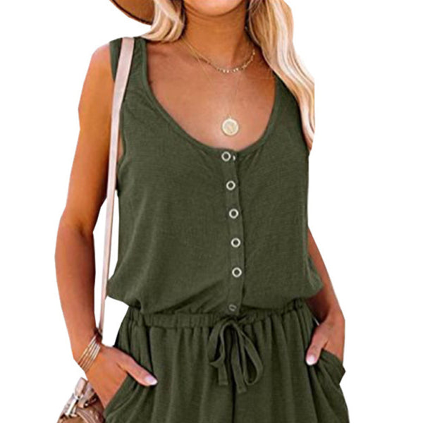 β¨ Sleeveless Waist-Tie Jumpsuit β Chic, Comfy & Perfect for Summer Vibes β¨