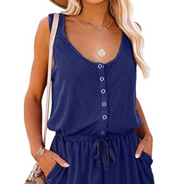 β¨ Sleeveless Waist-Tie Jumpsuit β Chic, Comfy & Perfect for Summer Vibes β¨