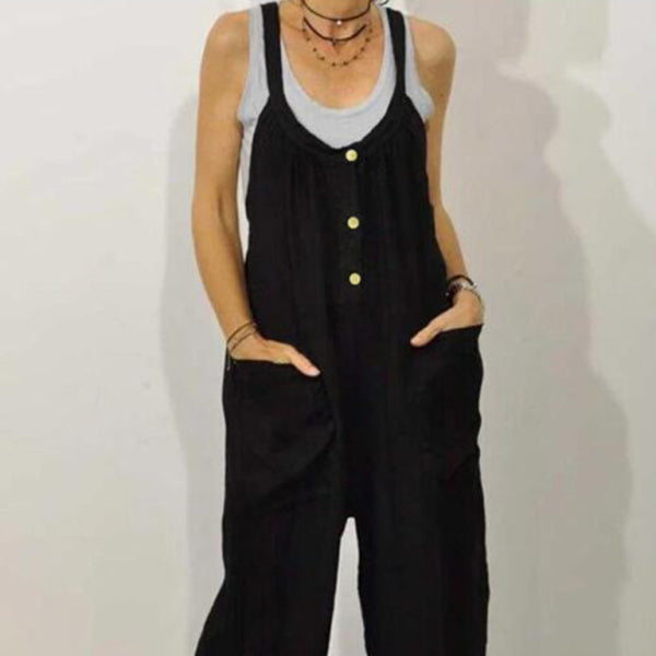 ποΈ Chic & Comfy Cotton Linen Jumpsuit β Perfect for Everyday Style β¨