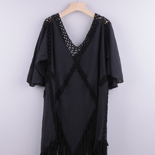 ποΈ Chic Tassel Bikini Cover-Up β Boho Beachwear Essential βοΈ