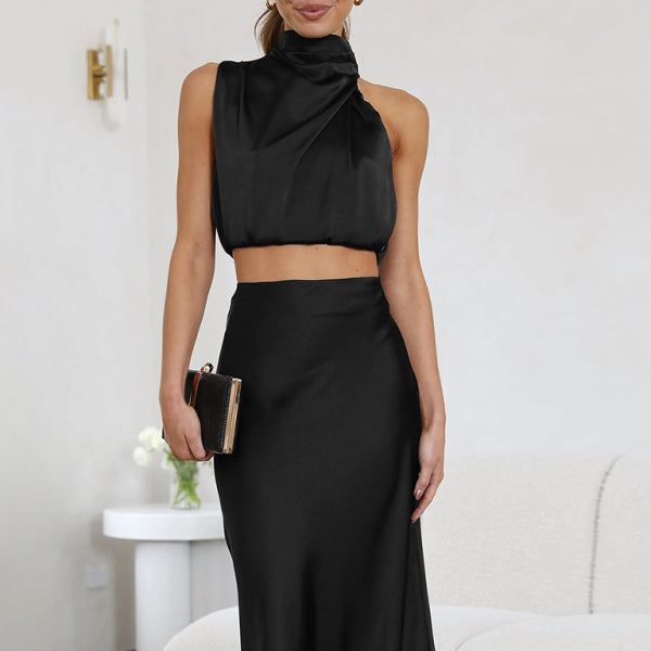 π€ Chic & Sexy Two-Piece Skirt Set β Elegant Drape Fit for Any Occasion β¨π₯