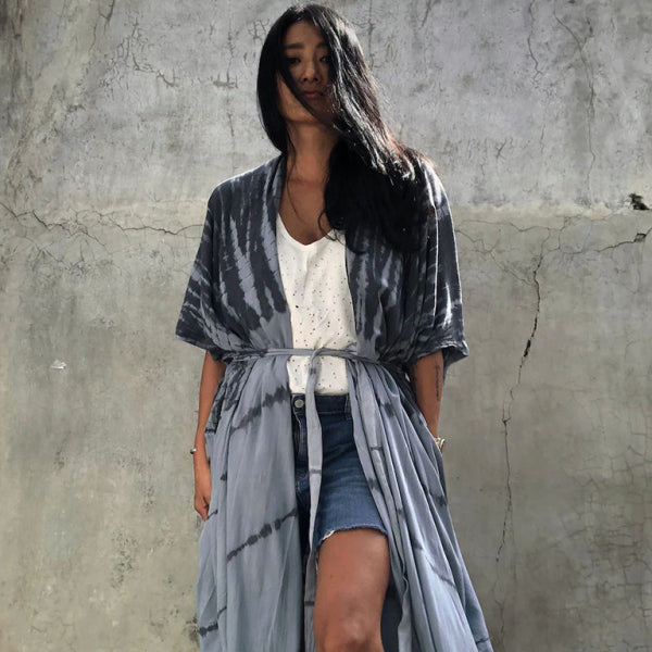 π΄ Chic Tie-Dye Beach Cover-Up Sunscreen Cardigan β Boho Summer Vibes π