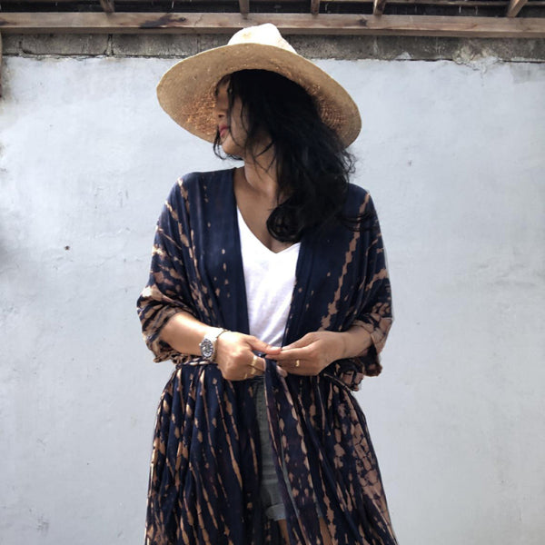 π΄ Chic Tie-Dye Beach Cover-Up Sunscreen Cardigan β Boho Summer Vibes π