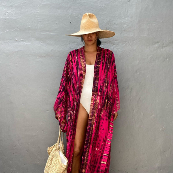 ποΈ Chic Tie-Dye Beach Cover Up β Flowy, Stylish & Sun-Protective π