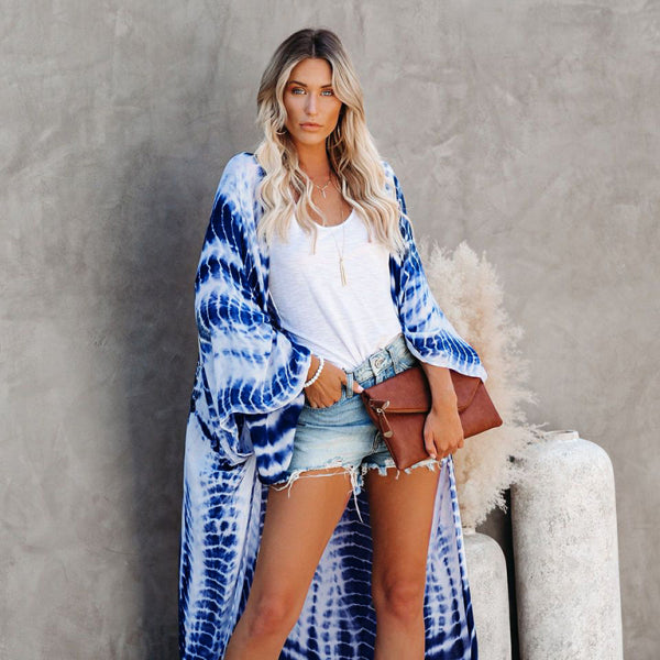 ποΈ Chic Tie-Dye Beach Cover Up β Flowy, Stylish & Sun-Protective π