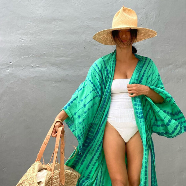 ποΈ Chic Tie-Dye Beach Cover Up β Flowy, Stylish & Sun-Protective π