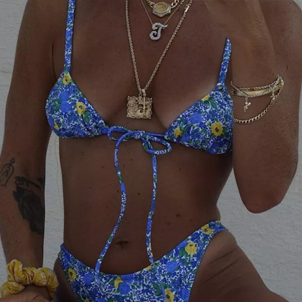 π Trendy Triangle Bikini Set Womens Swimwear Summer Beachwear π