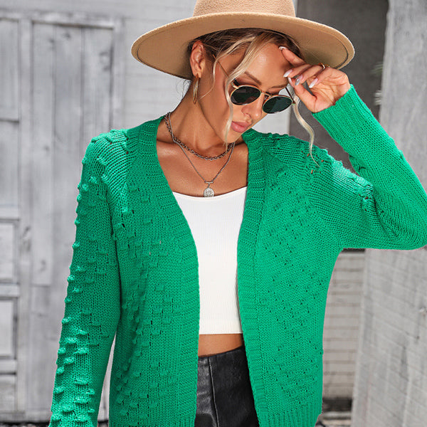 π§‘ Cozy Chic Knitted Cardigan Sweater β Stylish & Warm for Fall Winter π§‘