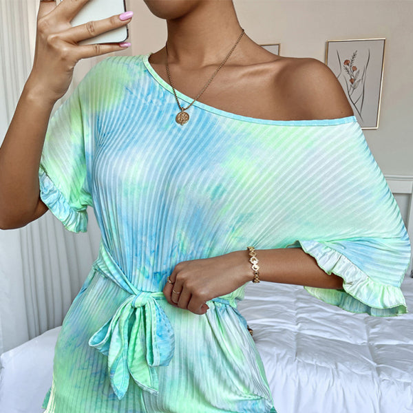 🛍️ Chic Knit Tie Jumpsuit – Casual & Stylish One-Piece for Women 🌸