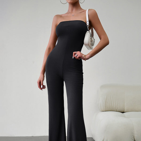 ✨ Chic Strapless Slim Fit Jumpsuit – Sexy & Elegant One-Piece for Women ✨