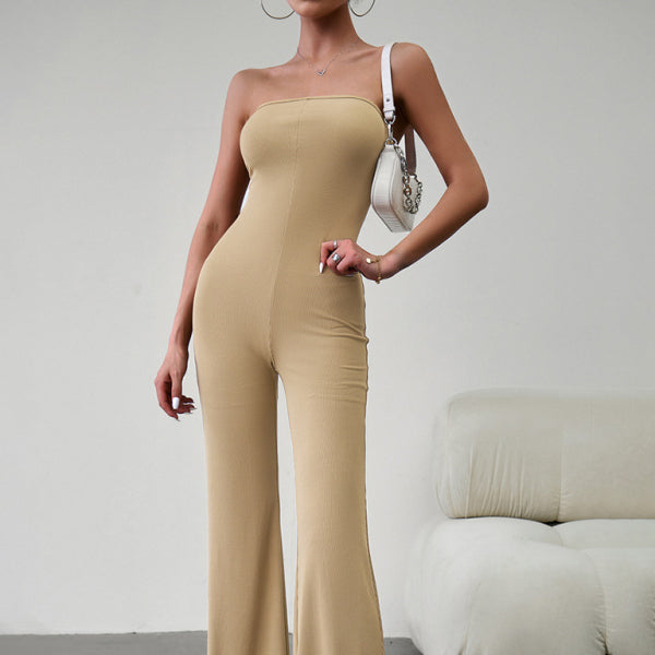 ✨ Chic Strapless Slim Fit Jumpsuit – Sexy & Elegant One-Piece for Women ✨