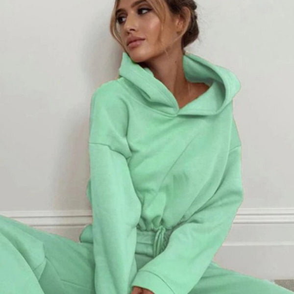ποΈ Chic & Cozy Women's Two-Piece Sweater Set β Trendy & Comfy Lounge Outfit β¨