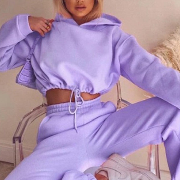 ποΈ Chic & Cozy Women's Two-Piece Sweater Set β Trendy & Comfy Lounge Outfit β¨