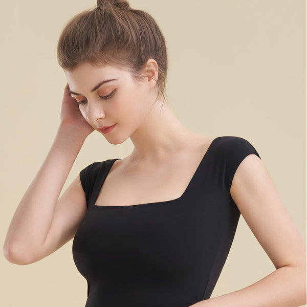 π©· Square Neck Sports Tank Top for Women β Sleek, Supportive & Stylish π©·