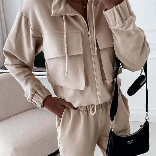 β¨ Chic Women's Two-Piece Set β Stylish Jacket & Harem Pants for Effortless Fashion β¨
