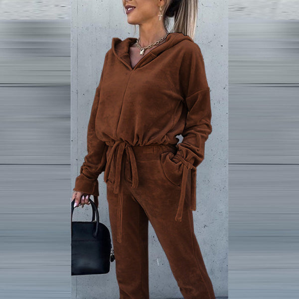 ποΈ Cozy Chic Two-Piece Set Hoodie & Harem Pants β Fall Winter Must-Have β¨