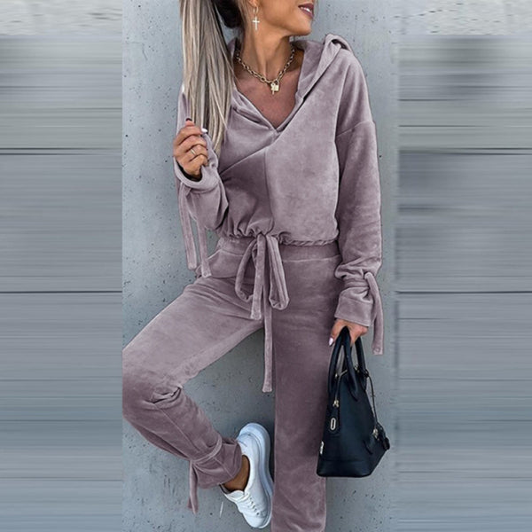ποΈ Cozy Chic Two-Piece Set Hoodie & Harem Pants β Fall Winter Must-Have β¨
