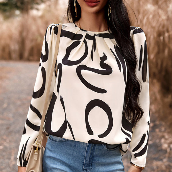 ποΈ Floral Print Blouse Top for Women β Cute & Casual Long Sleeve Style πΈ