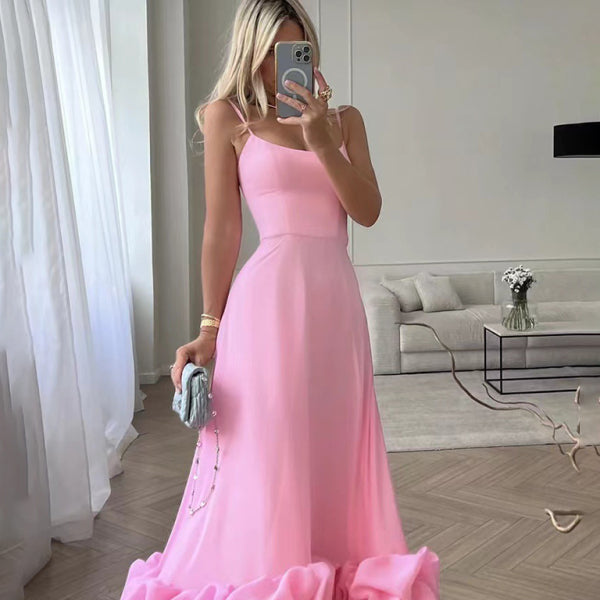 β¨ Chic A-Line Suspender Skirt with 3D Floral Design β Elegant & Stylish πΈβ¨