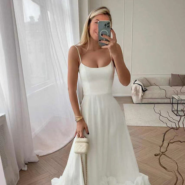 β¨ Chic A-Line Suspender Skirt with 3D Floral Design β Elegant & Stylish πΈβ¨