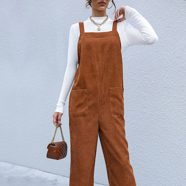 ✨ Stylish Knit Pocket Jumpsuit – Chic & Comfy Spring Summer Outfit ✨