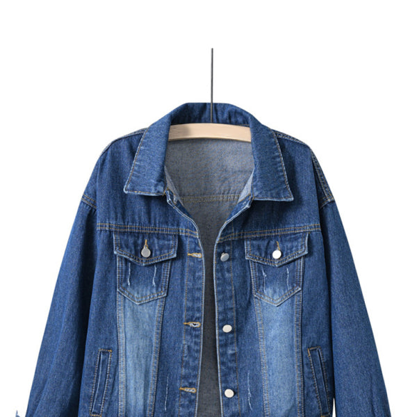 π¦ Trendy Oversized Colorful Denim Jacket for Women β Chic & Stylish π
