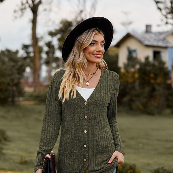 π§₯ Cozy Chic Long Sleeve Cardigan β Stylish & Comfy Wardrobe Must-Have π€