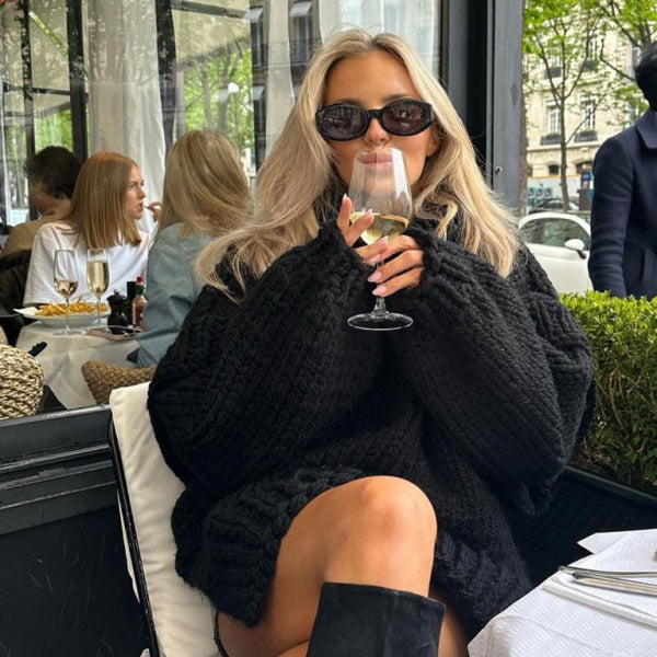 π§‘ Cozy Chic Fluffy Turtleneck Sweater β Soft, Stylish & Warm for Fall Winter π§‘