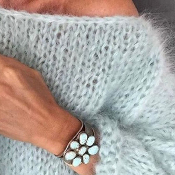 π§‘ Cozy Chic Knit Sweater Loose Fit Stylish Fall Winter Top for Women π