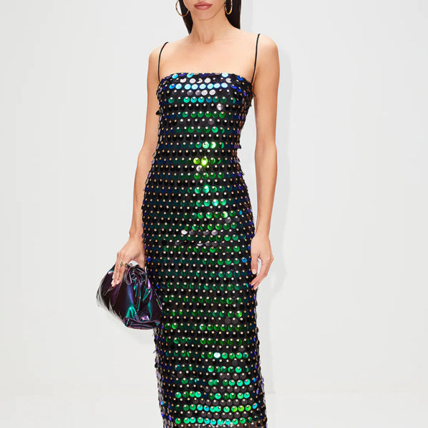 ✨ Stunning Strapless Beaded Party Dress – Elegant & Sexy Long Gown for Women ✨