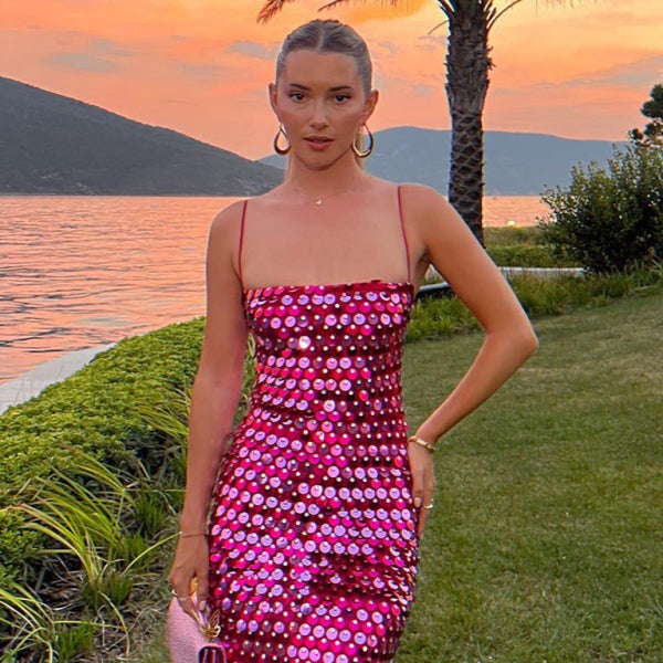 ✨ Stunning Strapless Beaded Party Dress – Elegant & Sexy Long Gown for Women ✨