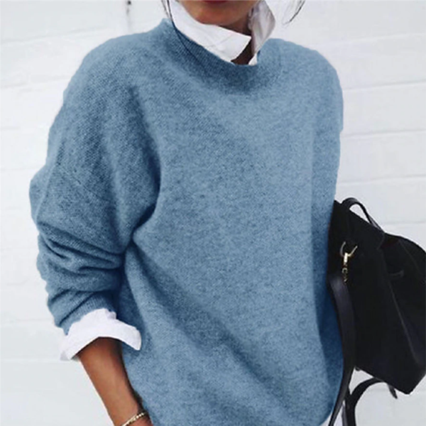 β¨ Cozy Chic Knitted Pullover β Long Sleeve Casual Fall Sweater for Women β¨
