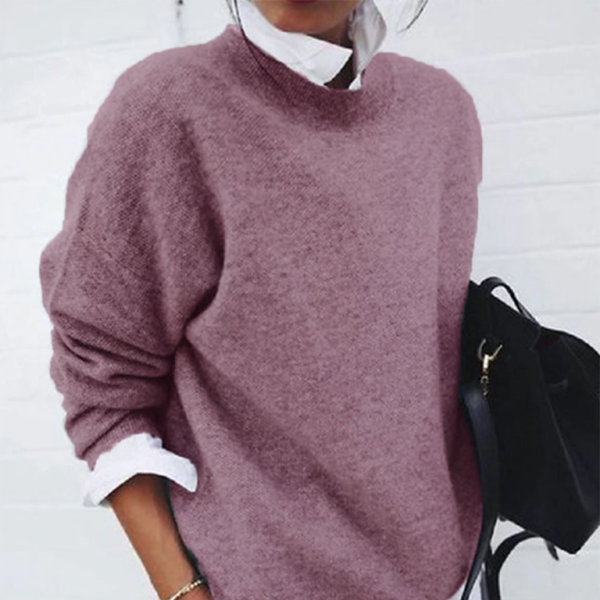 β¨ Cozy Chic Knitted Pullover β Long Sleeve Casual Fall Sweater for Women β¨