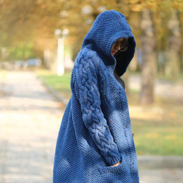 ποΈ Cozy Chic Hooded Sweater Cardigan β Soft, Stylish & Perfect for Layering ποΈ