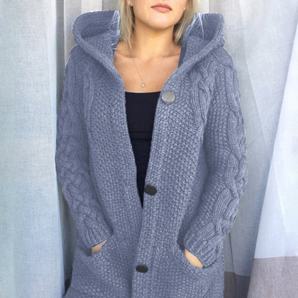 ποΈ Cozy Chic Hooded Sweater Cardigan β Soft, Stylish & Perfect for Layering ποΈ