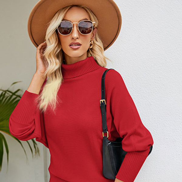 π€ Chic Turtleneck Sweater Dress β Slim Fit, Long Sleeve, Cozy & Stylish π€