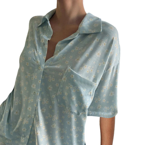 ✨ Chic Printed Short Set – Casual & Stylish 2-Piece Outfit for Spring Summer ✨