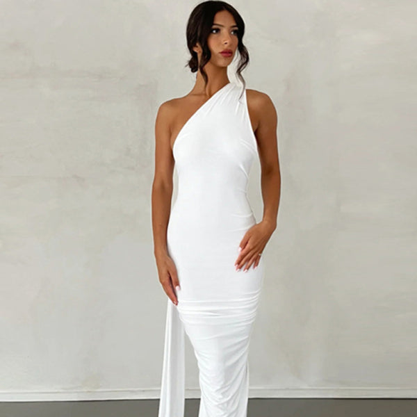 ✨ Chic Backless Pleated Slim Fit Dress – Perfect for Date Nights & Parties ✨