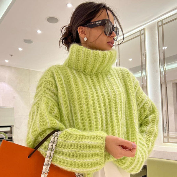 ποΈ Cozy Chic Fluffy Sweater β Women's Long Sleeve Pullover for Fall & Winter βοΈ