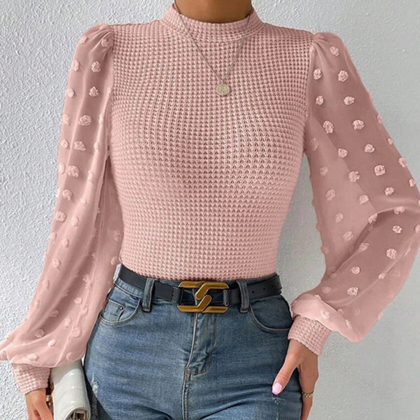 π§‘ Cozy Chic Round Neck Patchwork Sweater β Trendy & Comfy Must-Have π§‘