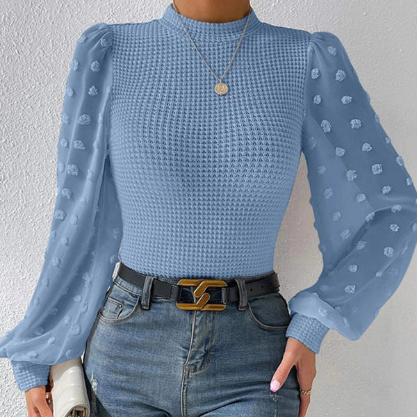 π§‘ Cozy Chic Round Neck Patchwork Sweater β Trendy & Comfy Must-Have π§‘