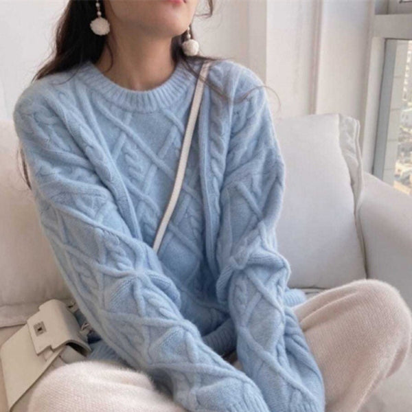 ποΈ Cozy Chic Long Sleeve Twist Knit Sweater β Stylish & Comfy Must-Have ποΈ