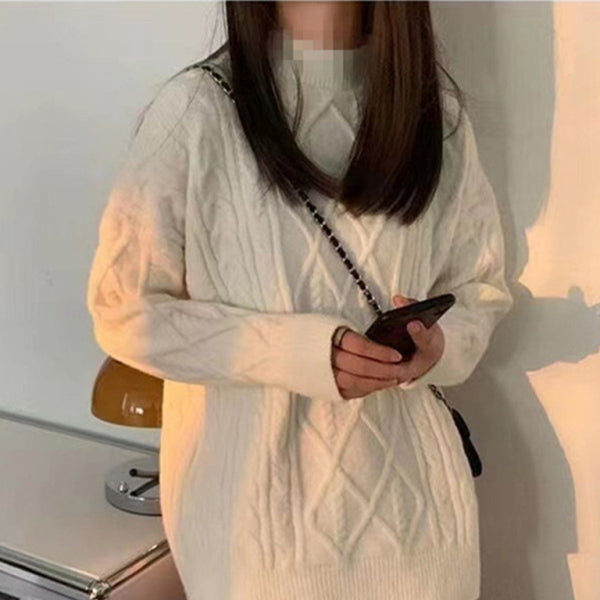 ποΈ Cozy Chic Long Sleeve Twist Knit Sweater β Stylish & Comfy Must-Have ποΈ