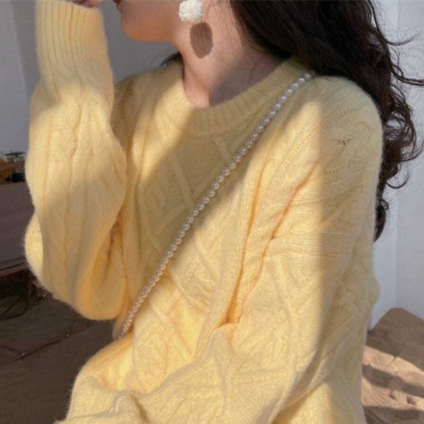 ποΈ Cozy Chic Long Sleeve Twist Knit Sweater β Stylish & Comfy Must-Have ποΈ
